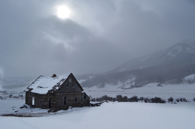 House in the snow